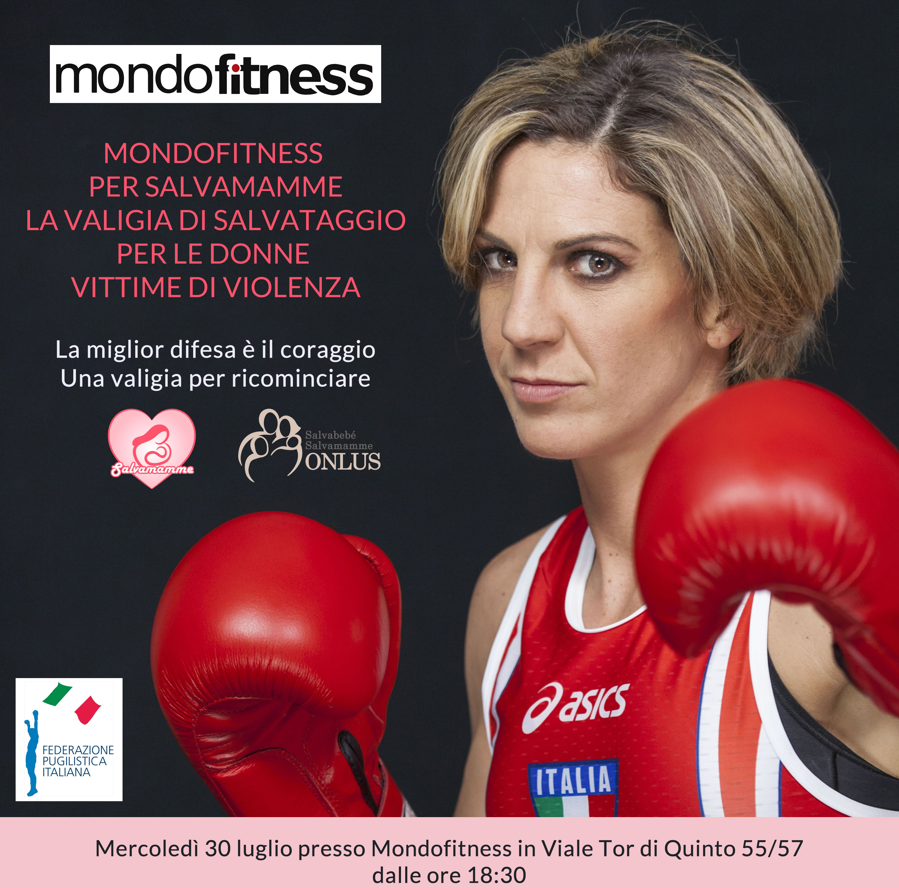 Mer 30 Luglio ore 18,30: Mondofitness per Salvamamme