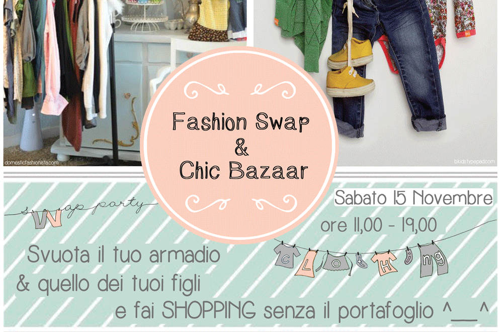 Sab. 15 ore 11-19: FASHION SWAP & CHIC BAZAAR al Flaming Home